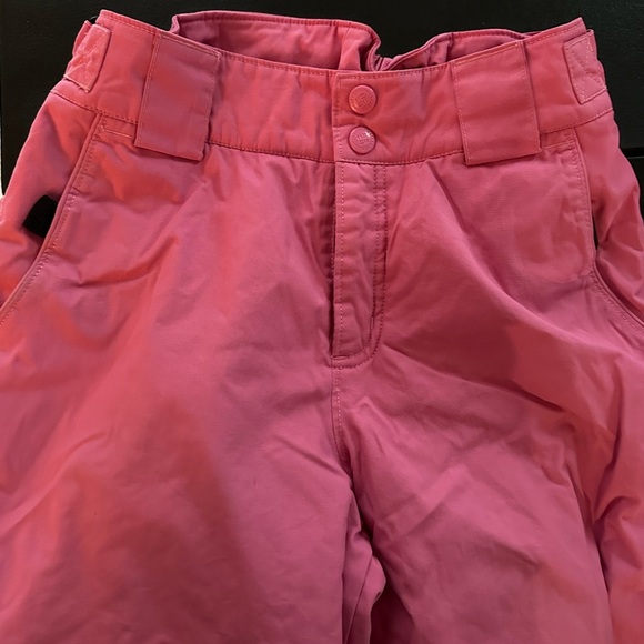 Columbia Youth Snow Pants Pink 10/12 – Waterproof Insulated Winter Gear - Picture 8 of 8
